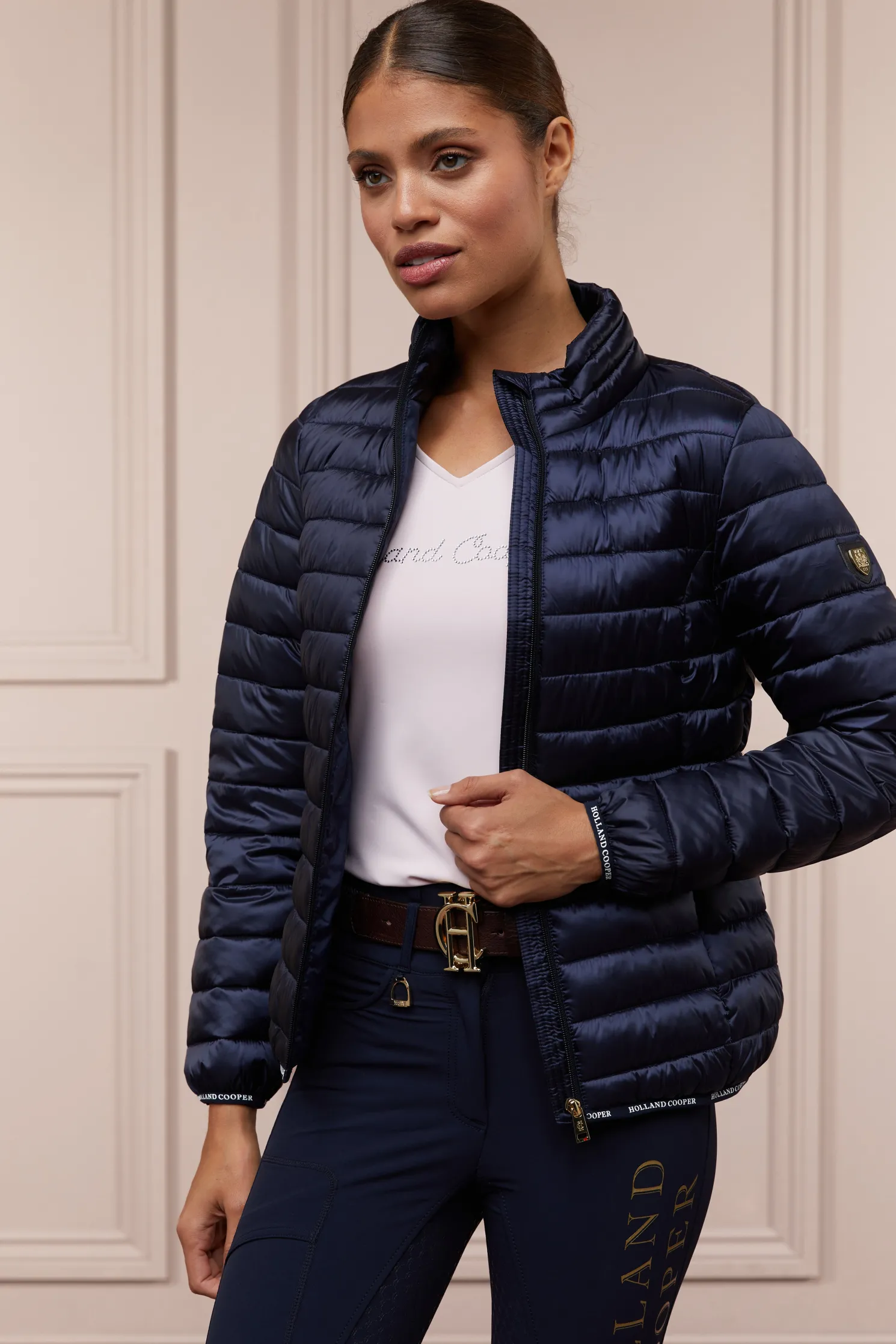 Training V-Neck Tee (Blush)