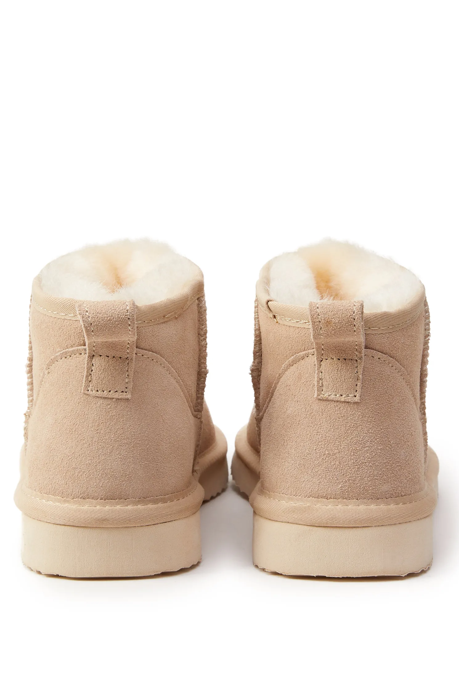 Ultra Mini Shearling Boot (Oyster)