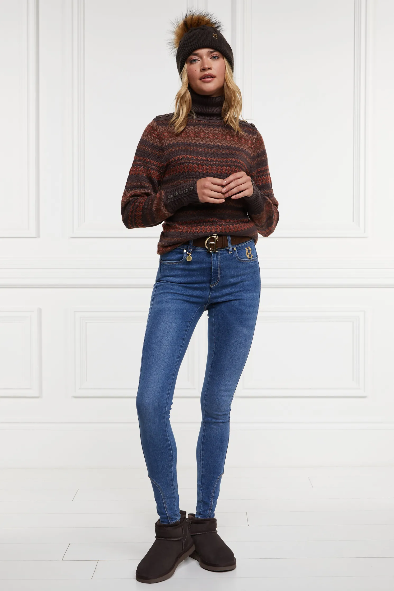 Ultra Mini Shearling Boot (Chocolate)