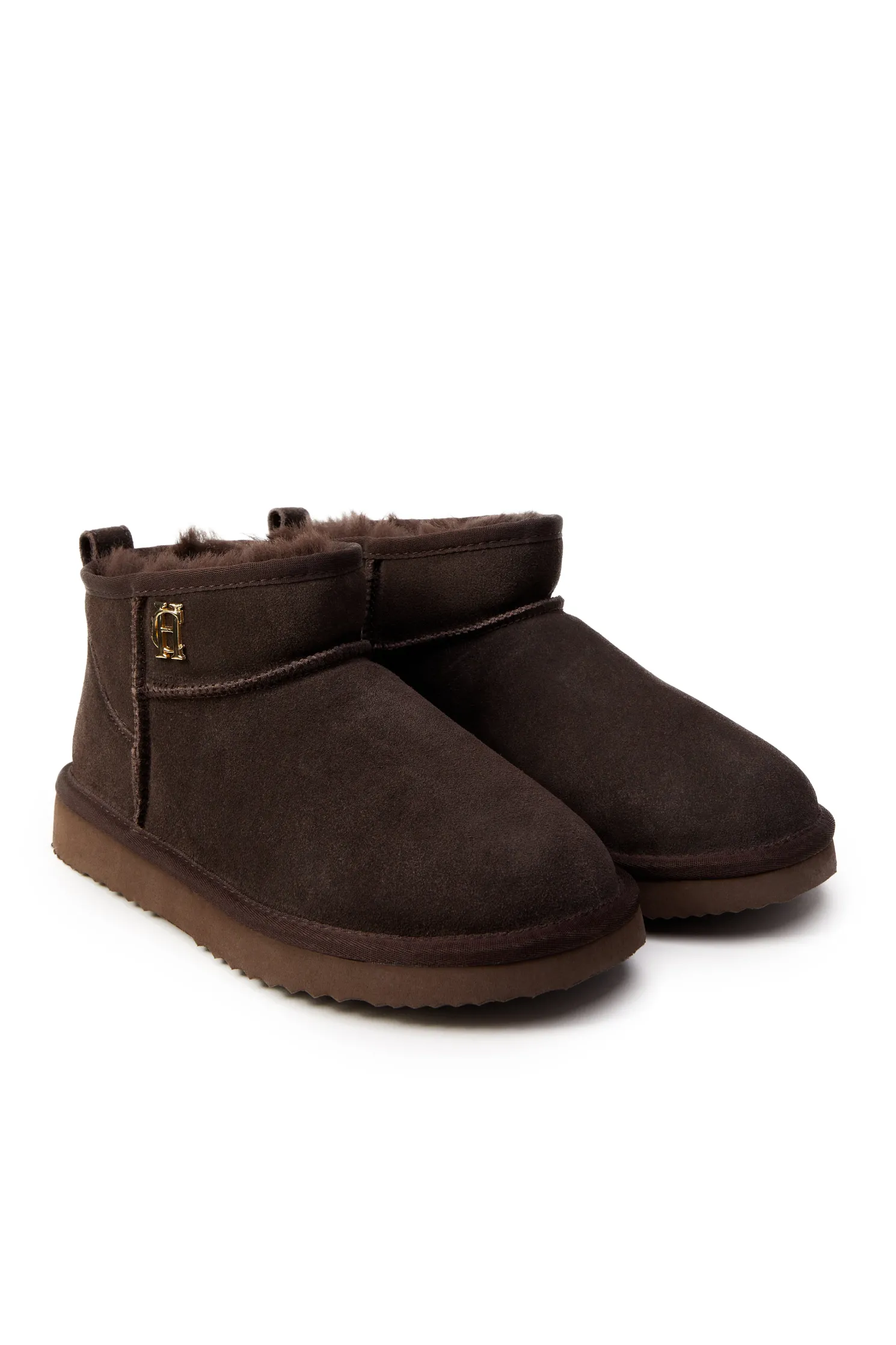 Ultra Mini Shearling Boot (Chocolate)