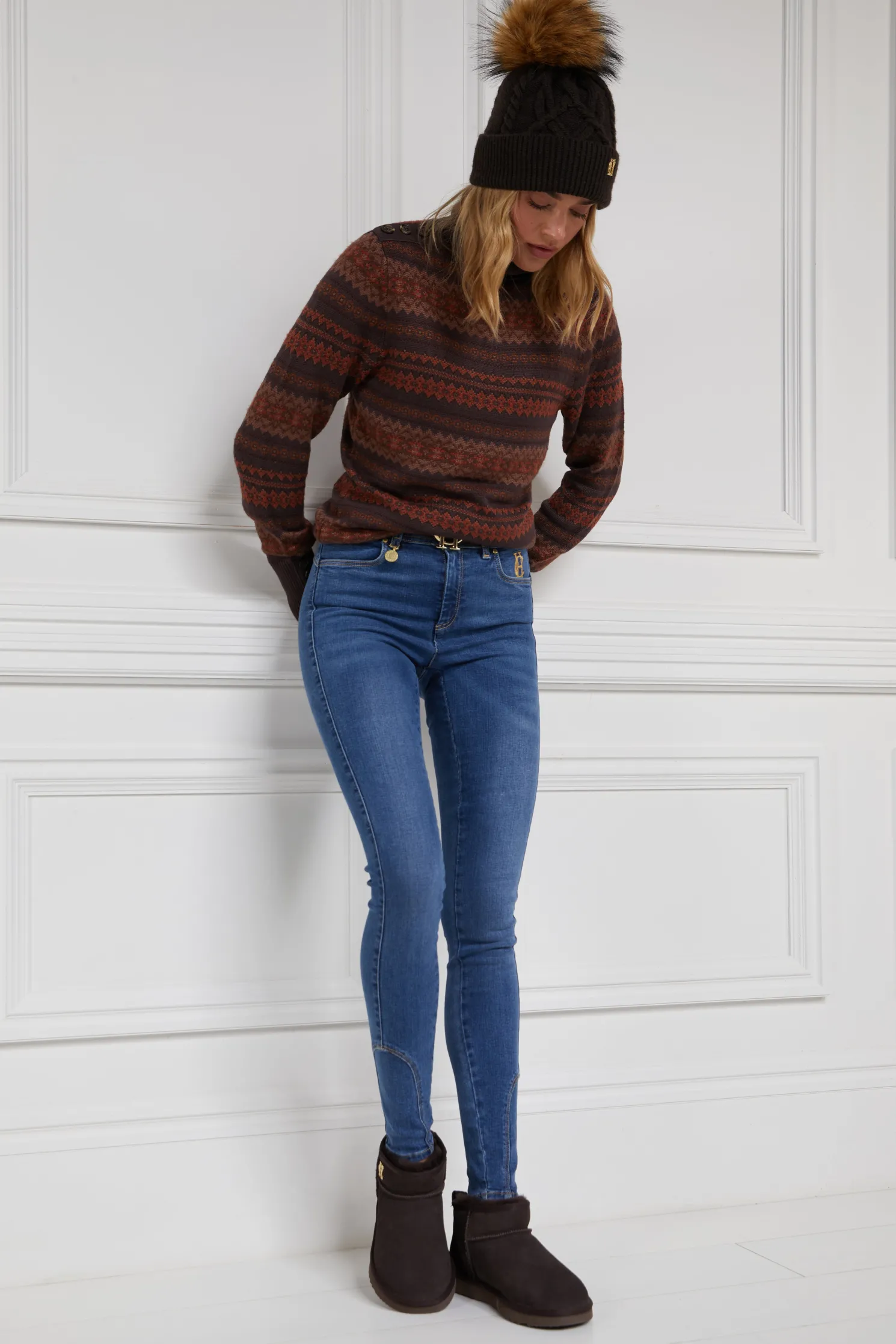 Ultra Mini Shearling Boot (Chocolate)