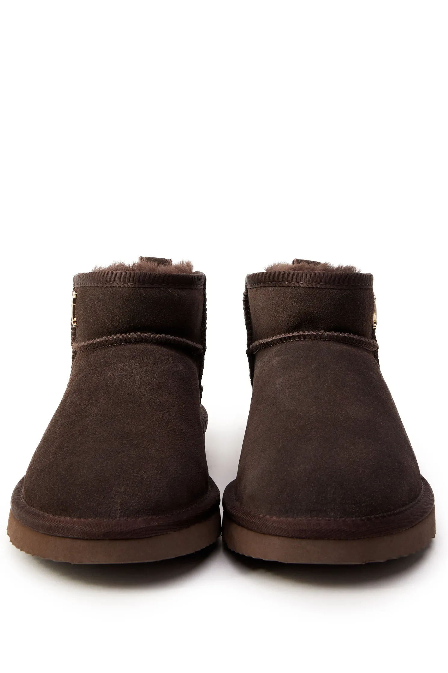Ultra Mini Shearling Boot (Chocolate)