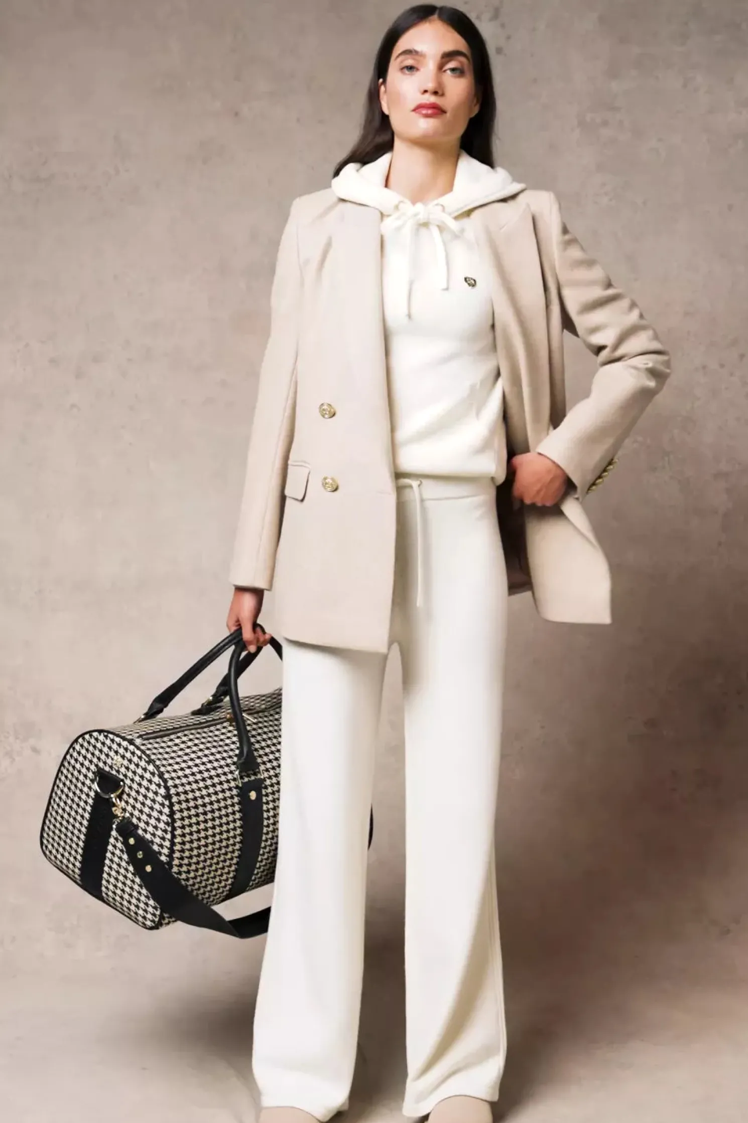 Verbier Knitted Hoodie (Natural)