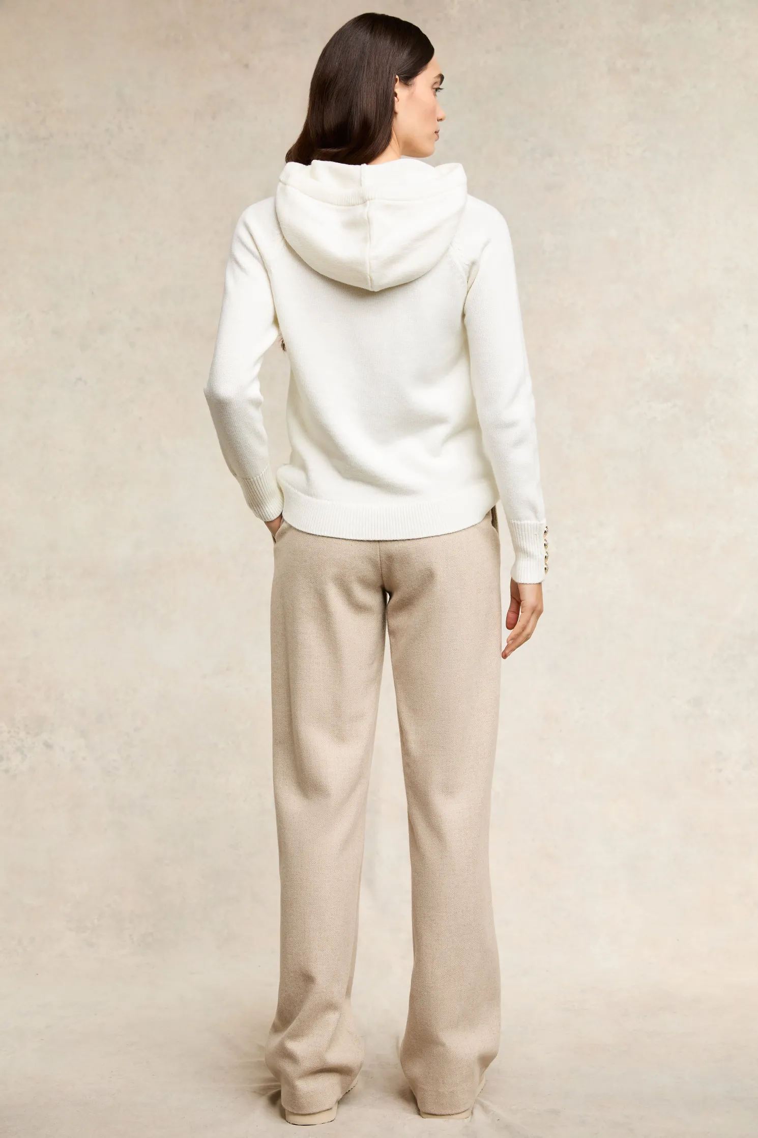 Verbier Knitted Hoodie (Natural)