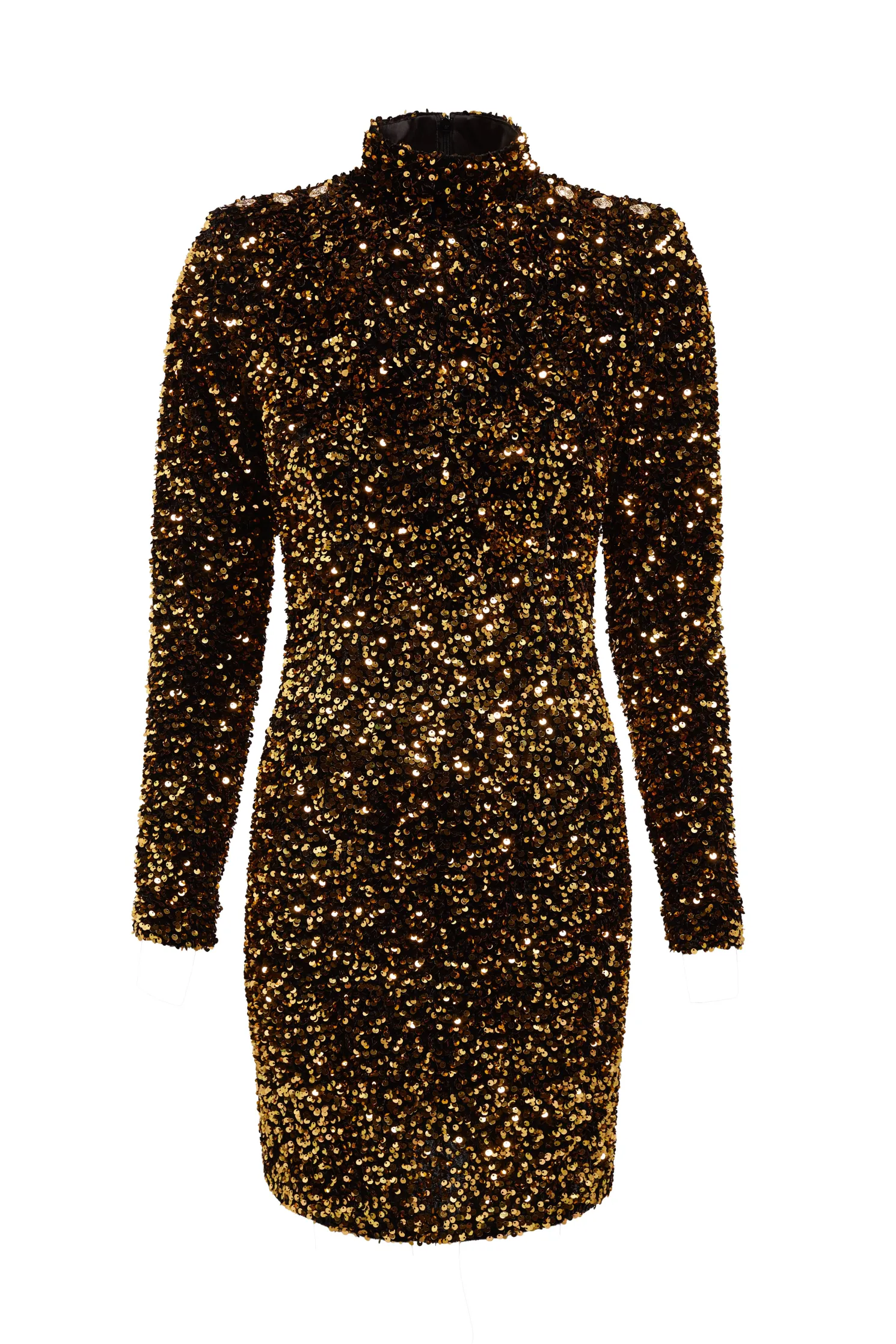 Victoria Sequin Mini Dress (Gold Sequin)