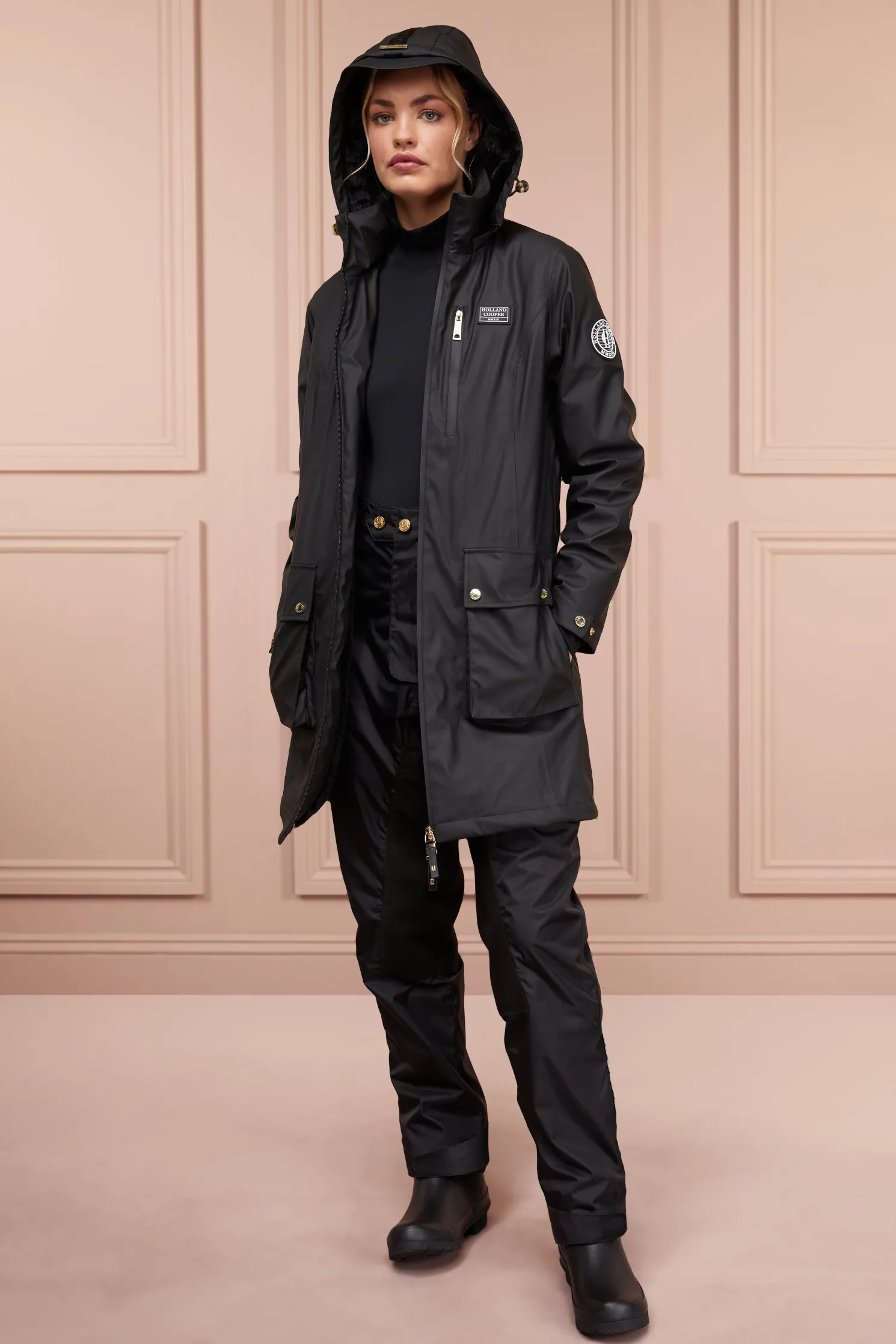 Waterproof Riding Trousers (Black)